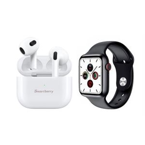 Bundle of Smartberry smart watch S18 and earbuds H48