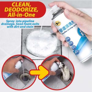 Powerful Sink and Drain Cleaner Agent Dissolve Oil, One bottle is enough and it is very convenient to use