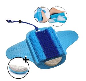 Foot Scrubber Brush, YF, Massage Shower Foot Cleaner with Pumice Bristles Exfoliating Dead Skin Foot Spa Anti-slip Suction Cups